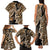 Africa Leopard Skin Pattern Family Matching Tank Maxi Dress and Hawaiian Shirt Version 02 - Wonder Print Shop