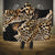 Africa Leopard Skin Pattern Hooded Blanket Version 02