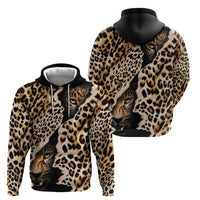 Africa Leopard Skin Pattern Hoodie Version 02 - Wonder Print Shop