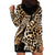 Africa Leopard Skin Pattern Hoodie Dress Version 02 - Wonder Print Shop