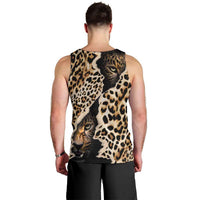 Africa Leopard Skin Pattern Men Tank Top Version 02 - Wonder Print Shop