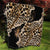 Africa Leopard Skin Pattern Quilt Version 02 - Wonder Print Shop