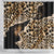 Africa Leopard Skin Pattern Shower Curtain Version 02