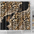 Africa Leopard Skin Pattern Shower Curtain Version 02