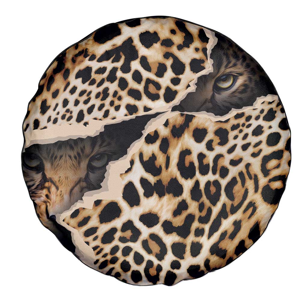 Africa Leopard Skin Pattern Spare Tire Cover Version 02 - Wonder Print Shop