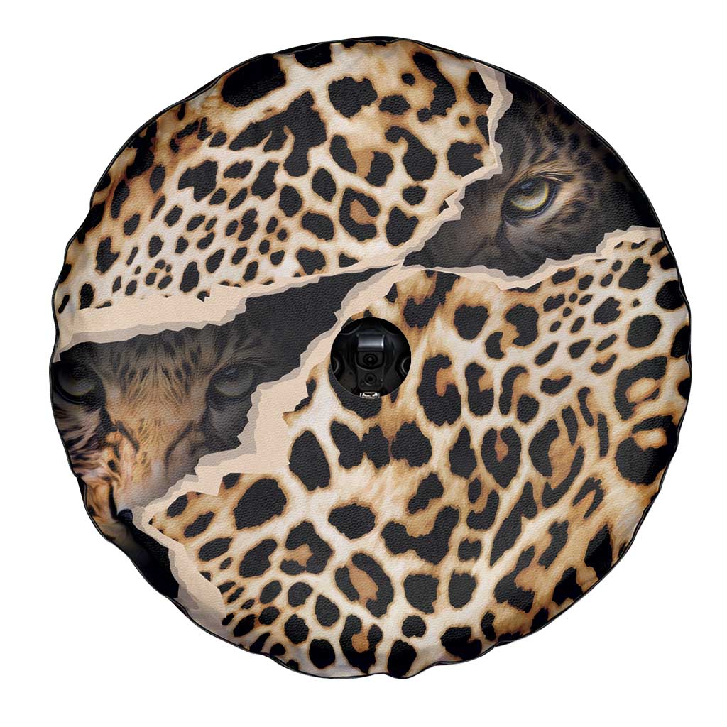 Africa Leopard Skin Pattern Spare Tire Cover Version 02 - Wonder Print Shop