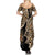 Africa Leopard Skin Pattern Summer Maxi Dress Version 02 - Wonder Print Shop