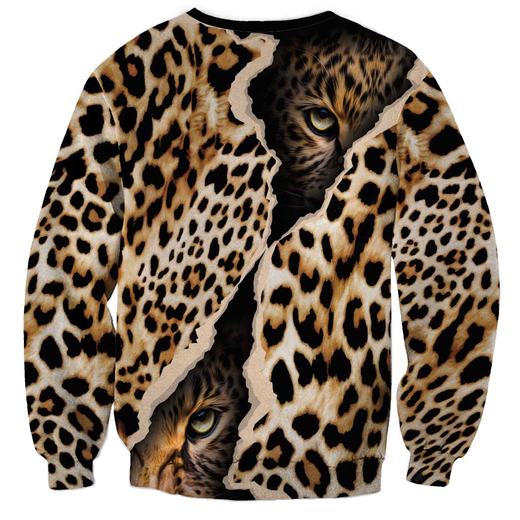 Africa Leopard Skin Pattern Sweatshirt Version 02 - Wonder Print Shop