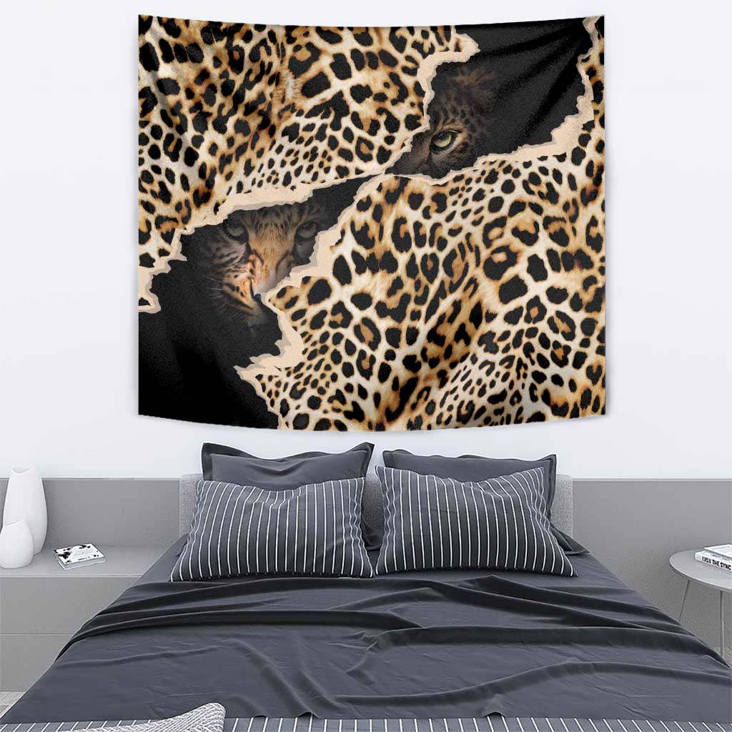 Africa Leopard Skin Pattern Tapestry Version 02 - Wonder Print Shop