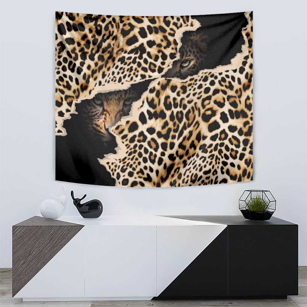 Africa Leopard Skin Pattern Tapestry Version 02 - Wonder Print Shop
