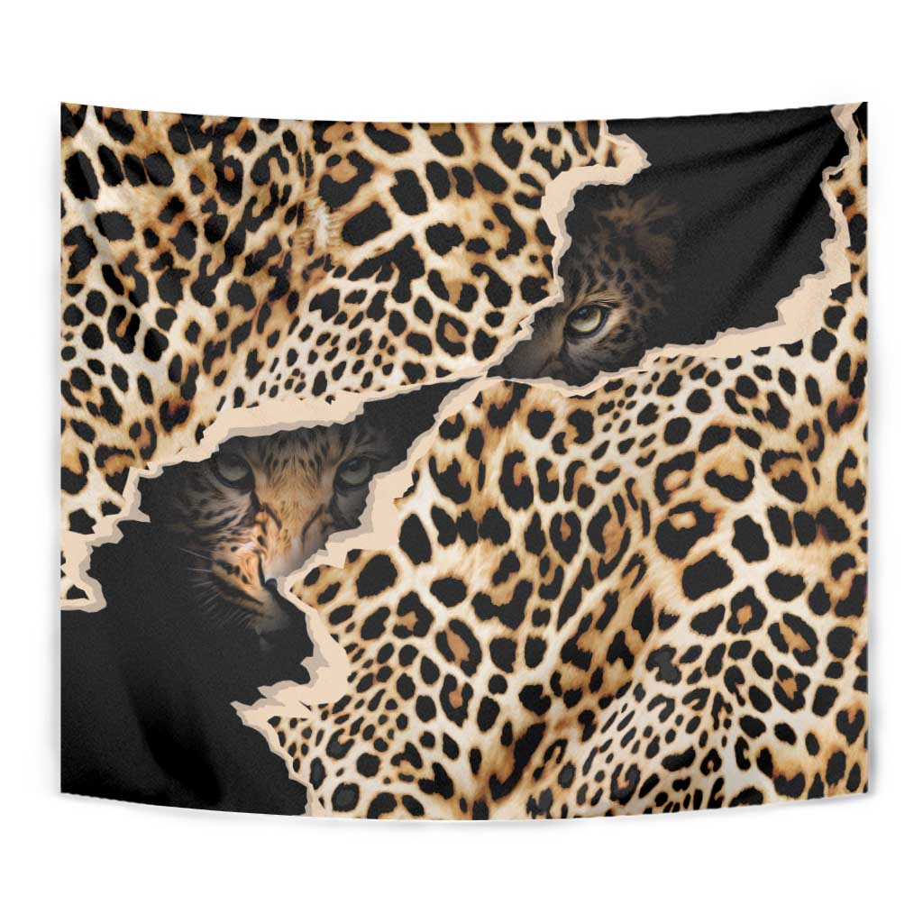 Africa Leopard Skin Pattern Tapestry Version 02 - Wonder Print Shop