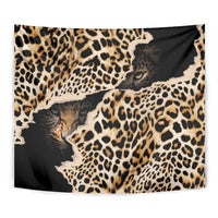 Africa Leopard Skin Pattern Tapestry Version 02 - Wonder Print Shop