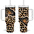 Africa Leopard Skin Pattern Tumbler With Handle Version 02 - Wonder Print Shop
