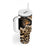 Africa Leopard Skin Pattern Tumbler With Handle Version 02 - Wonder Print Shop