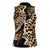 Africa Leopard Skin Pattern Women Sleeveless Polo Shirt Version 02 - Wonder Print Shop