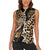 Africa Leopard Skin Pattern Women Sleeveless Polo Shirt Version 02 - Wonder Print Shop