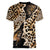 Africa Leopard Skin Pattern Women V-Neck T-Shirt Version 02 - Wonder Print Shop