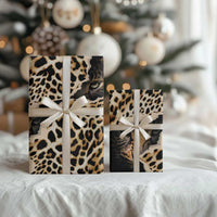 Africa Leopard Skin Pattern Wrapping Paper Version 02 - Wonder Print Shop