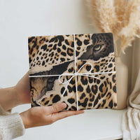 Africa Leopard Skin Pattern Wrapping Paper Version 02 - Wonder Print Shop