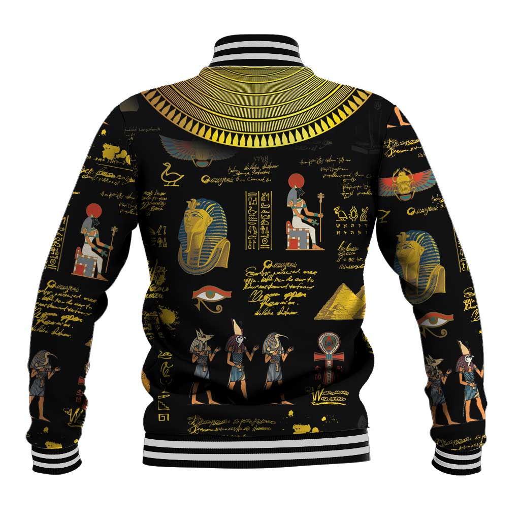 Ancient Egypt and Hieroglyphs Baseball Jacket LT9 - Wonder Print Shop