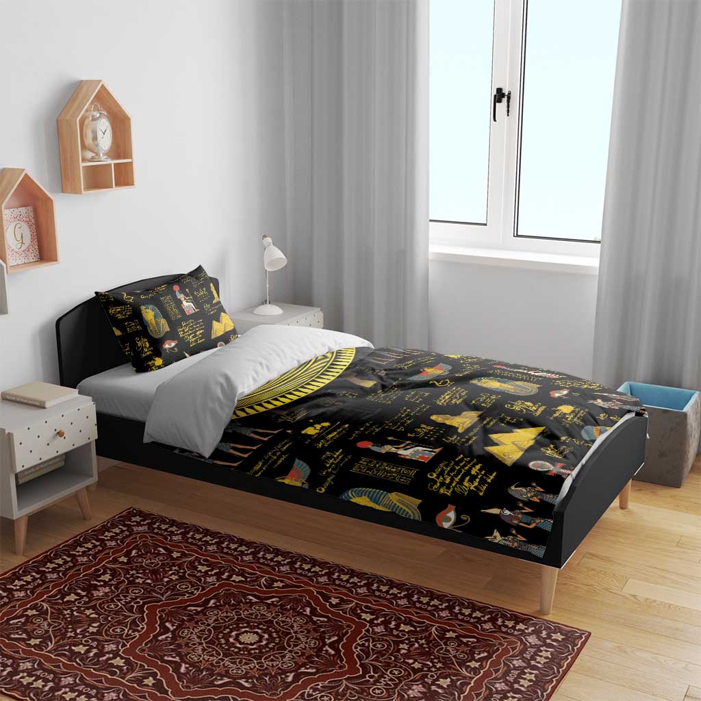 Ancient Egypt and Hieroglyphs Bedding Set LT9 - Wonder Print Shop