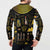 Ancient Egypt and Hieroglyphs Button Sweatshirt LT9 - Wonder Print Shop