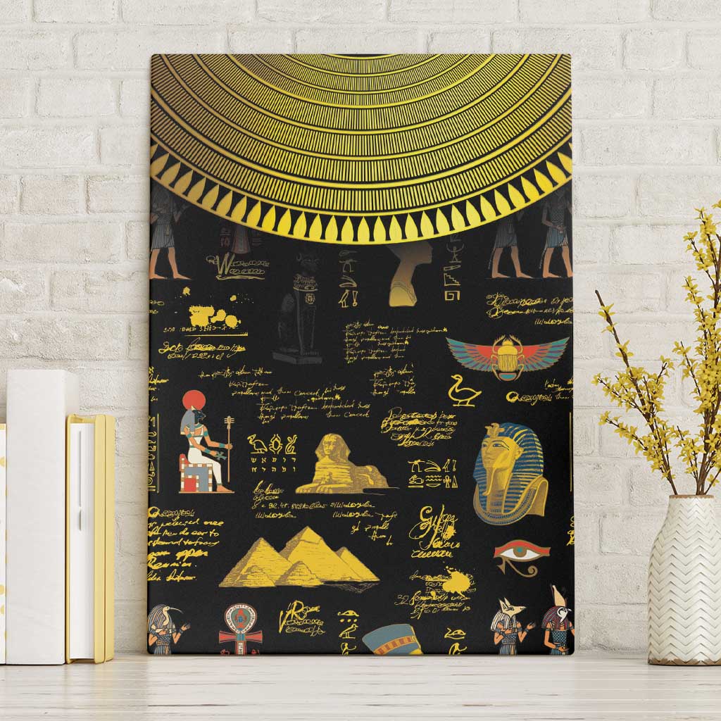 Ancient Egypt and Hieroglyphs Canvas Wall Art LT9 - Wonder Print Shop