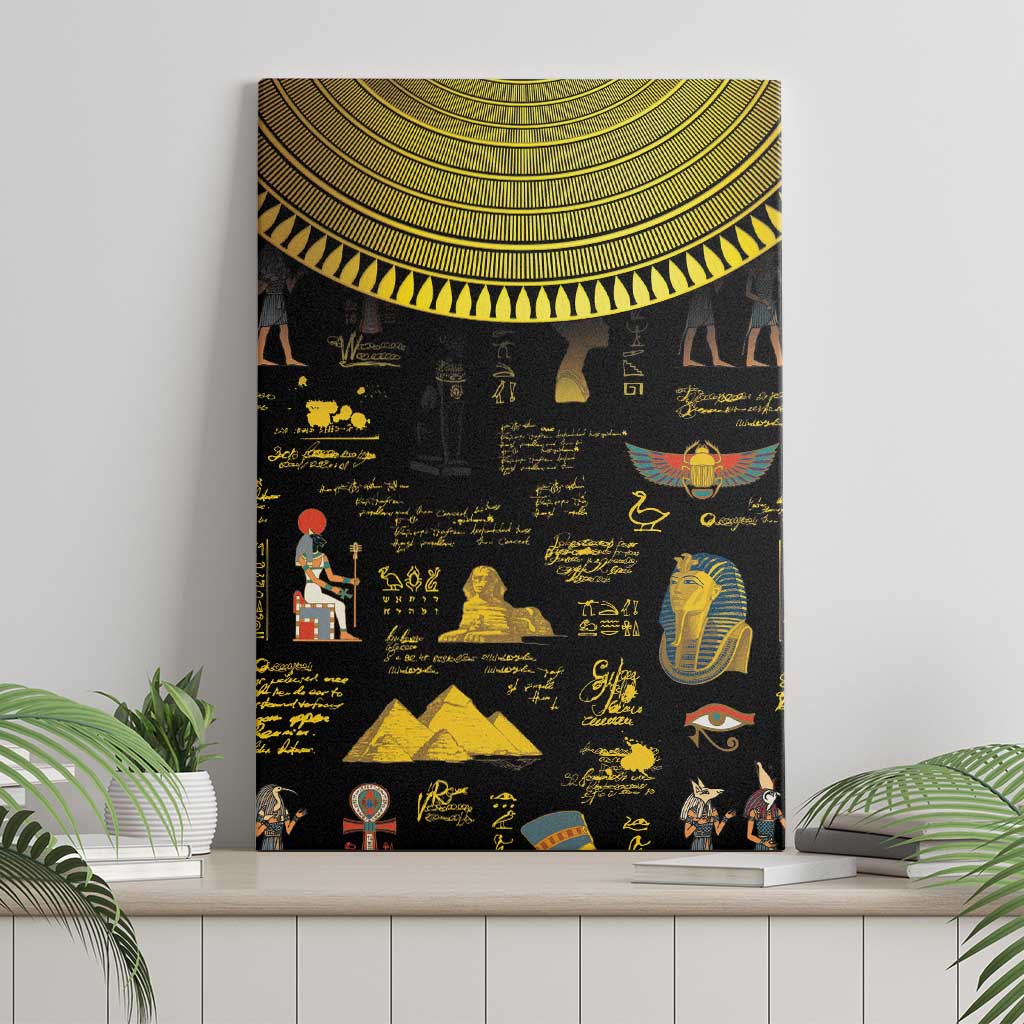 Ancient Egypt and Hieroglyphs Canvas Wall Art LT9 - Wonder Print Shop
