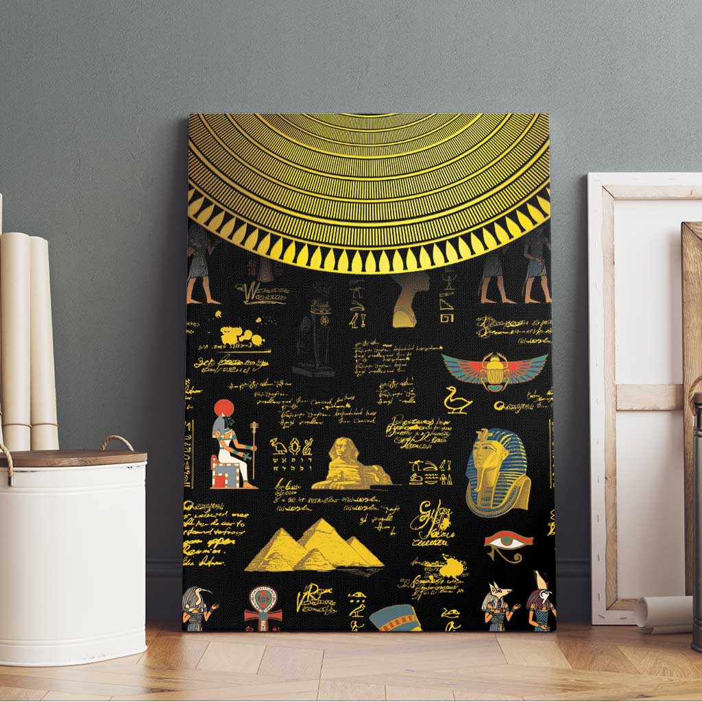 Ancient Egypt and Hieroglyphs Canvas Wall Art LT9 - Wonder Print Shop