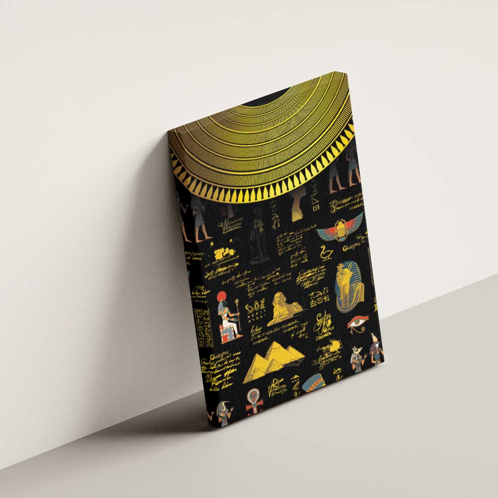 Ancient Egypt and Hieroglyphs Canvas Wall Art LT9 - Wonder Print Shop