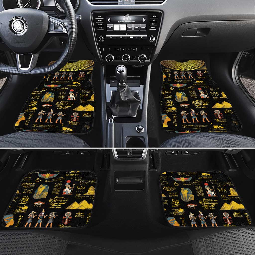 Ancient Egypt and Hieroglyphs Car Mats LT9 - Wonder Print Shop