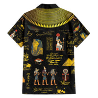 Ancient Egypt and Hieroglyphs Family Matching Long Sleeve Bodycon Dress and Hawaiian Shirt LT9 - Wonder Print Shop
