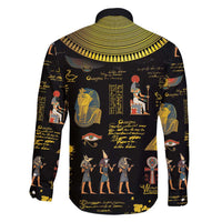 Ancient Egypt and Hieroglyphs Family Matching Mermaid Dress and Hawaiian Shirt LT9 - Wonder Print Shop