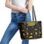 Ancient Egypt and Hieroglyphs Leather Tote Bag - Wonder Print Shop