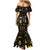 Ancient Egypt and Hieroglyphs Mermaid Dress - Wonder Print Shop