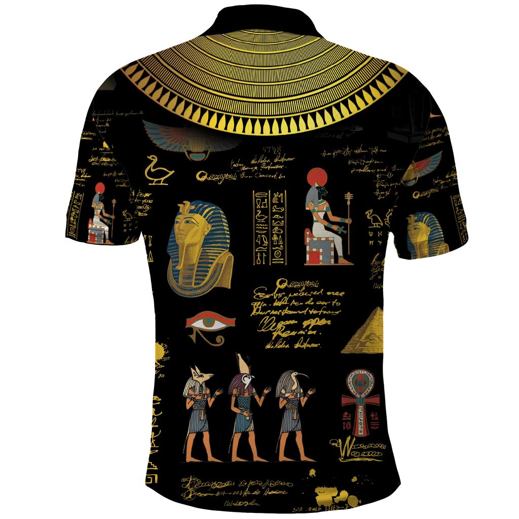 Ancient Egypt and Hieroglyphs Polo Shirt - Wonder Print Shop