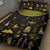 Ancient Egypt and Hieroglyphs Quilt Bed Set - Wonder Print Shop