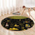Ancient Egypt and Hieroglyphs Round Carpet