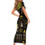 Ancient Egypt and Hieroglyphs Short Sleeve Bodycon Dress - Wonder Print Shop