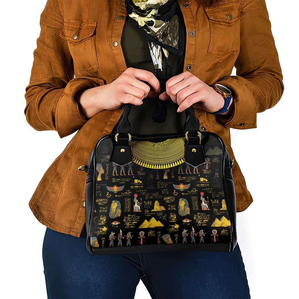 Ancient Egypt and Hieroglyphs Shoulder Handbag