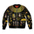 Ancient Egypt and Hieroglyphs Sleeve Zip Bomber Jacket - Wonder Print Shop