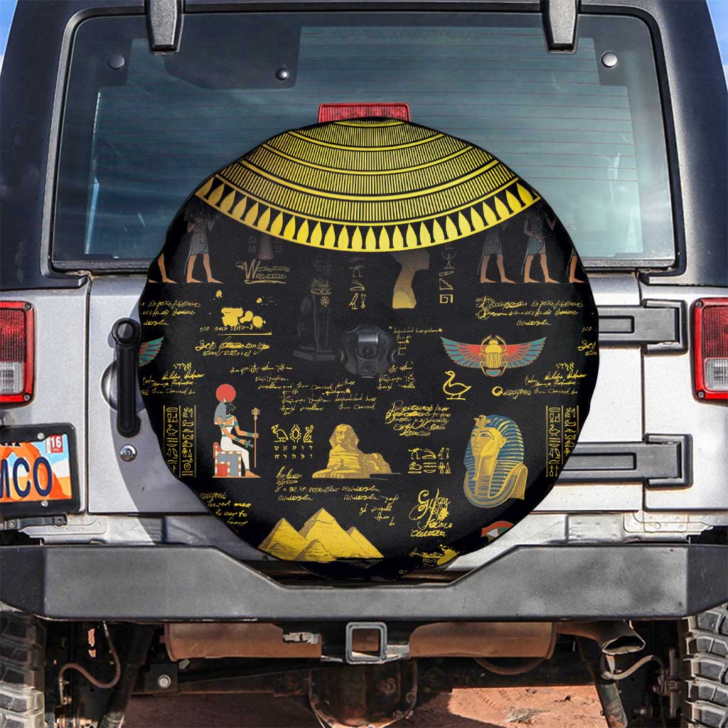 Ancient Egypt and Hieroglyphs Spare Tire Cover - Wonder Print Shop