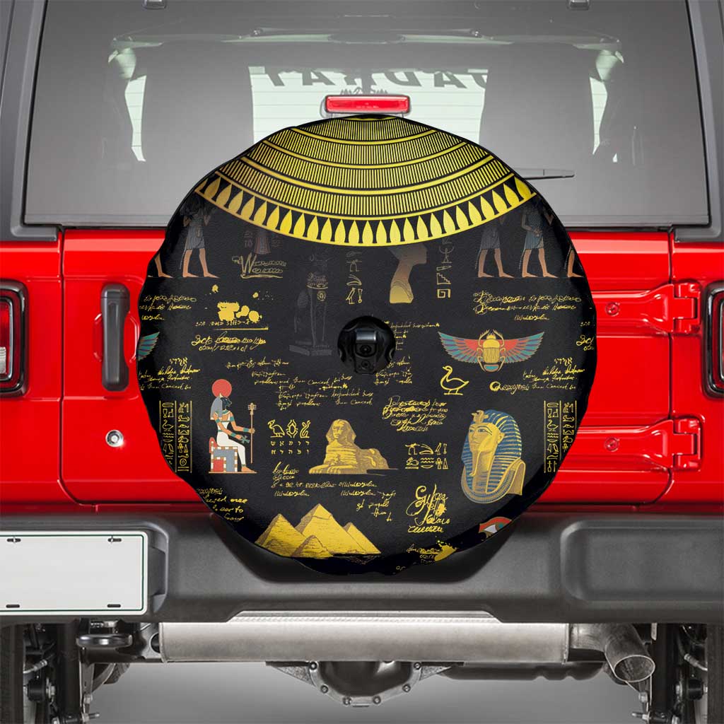Ancient Egypt and Hieroglyphs Spare Tire Cover - Wonder Print Shop