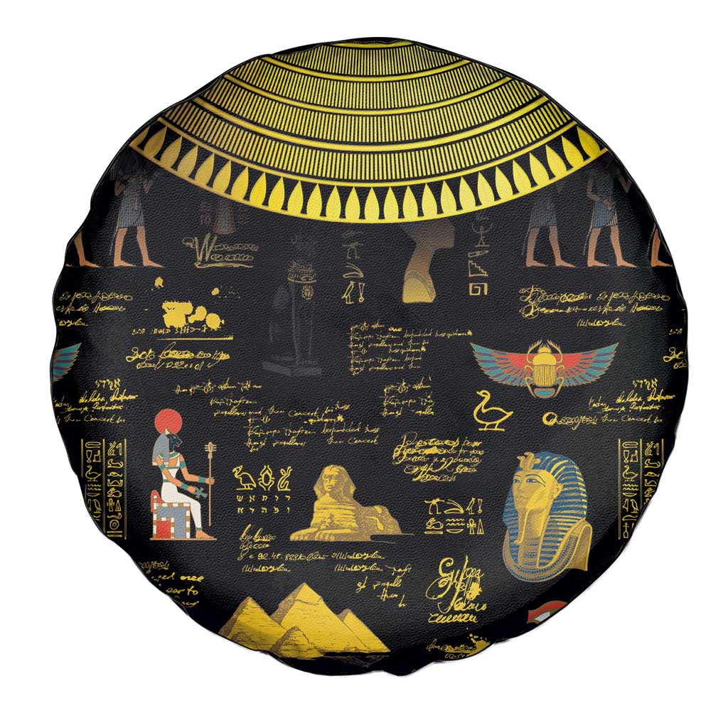 Ancient Egypt and Hieroglyphs Spare Tire Cover - Wonder Print Shop