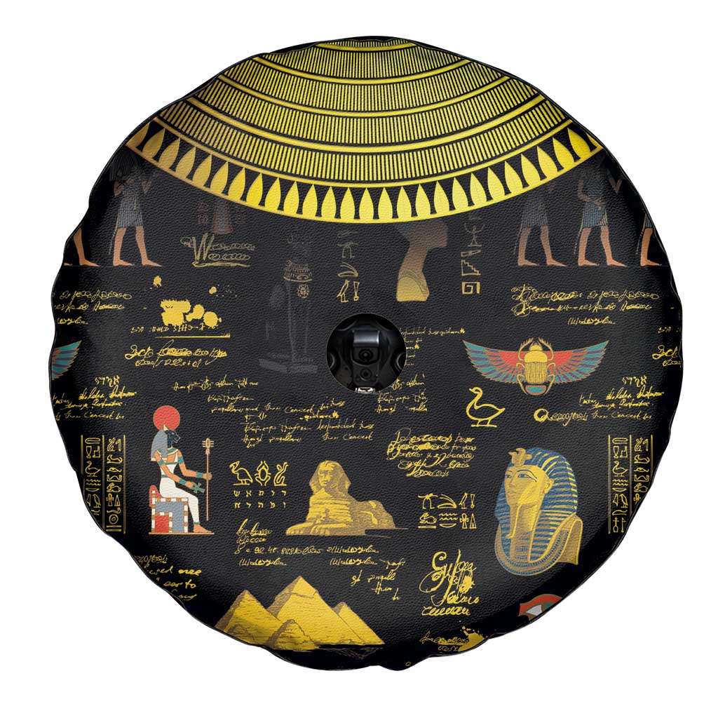 Ancient Egypt and Hieroglyphs Spare Tire Cover - Wonder Print Shop