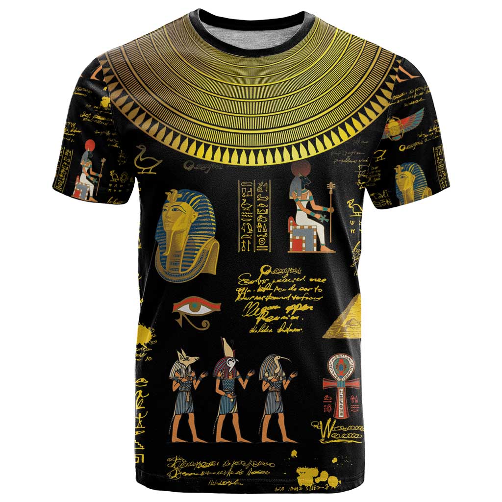 Ancient Egypt and Hieroglyphs T Shirt - Wonder Print Shop