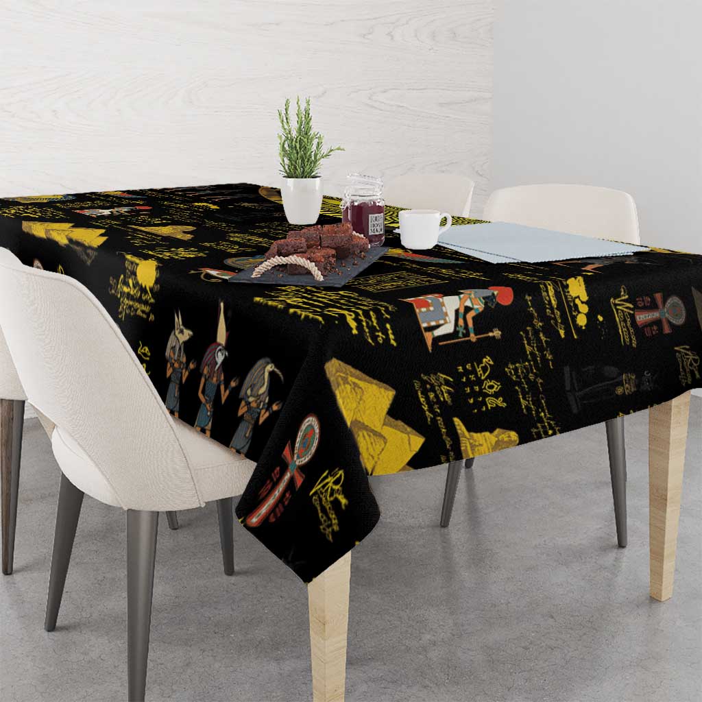 Ancient Egypt and Hieroglyphs Tablecloth - Wonder Print Shop