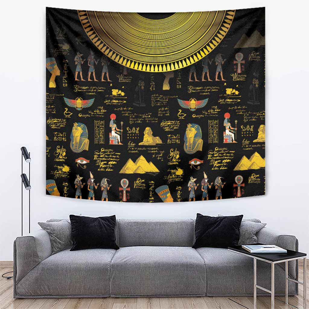 Ancient Egypt and Hieroglyphs Tapestry - Wonder Print Shop