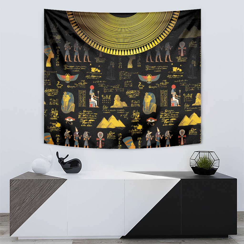 Ancient Egypt and Hieroglyphs Tapestry - Wonder Print Shop