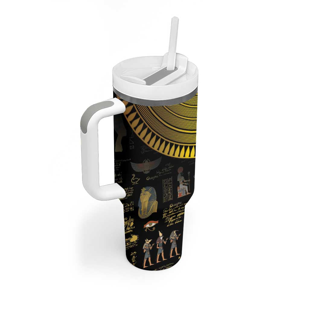 Ancient Egypt and Hieroglyphs Tumbler With Handle - Wonder Print Shop